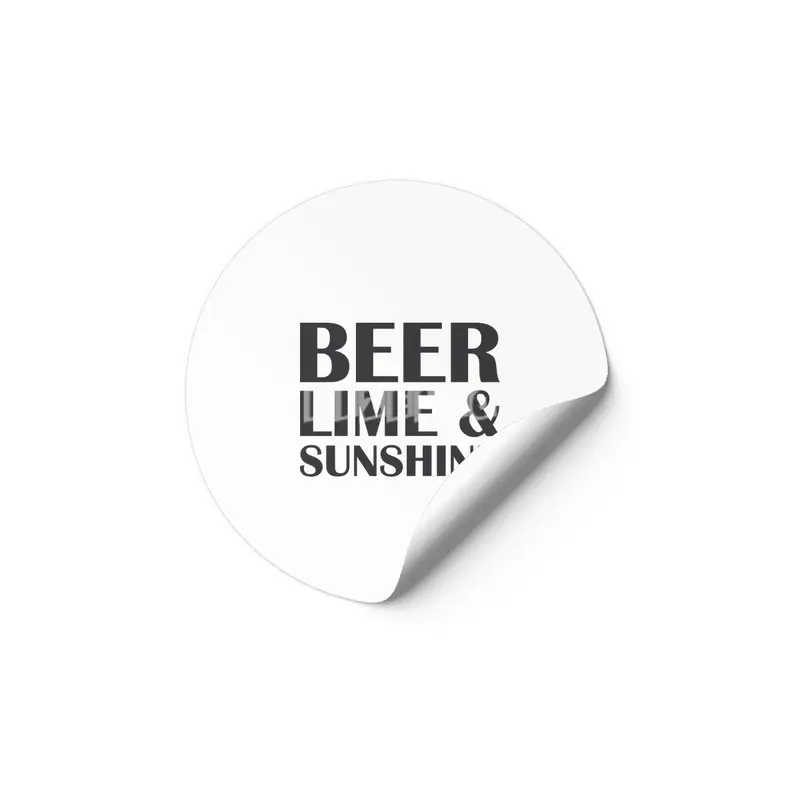 Beer Lime & Sunshine Etiket