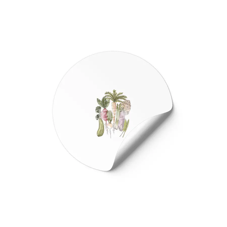Vegetables Gang Etiket