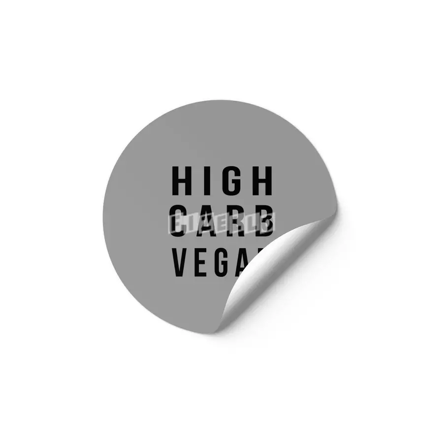 High Carb Vegan Etiket