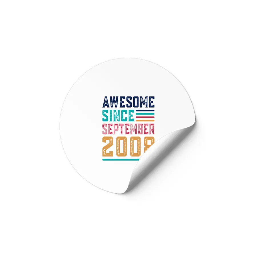 Awesome Since September 2008 Etiket