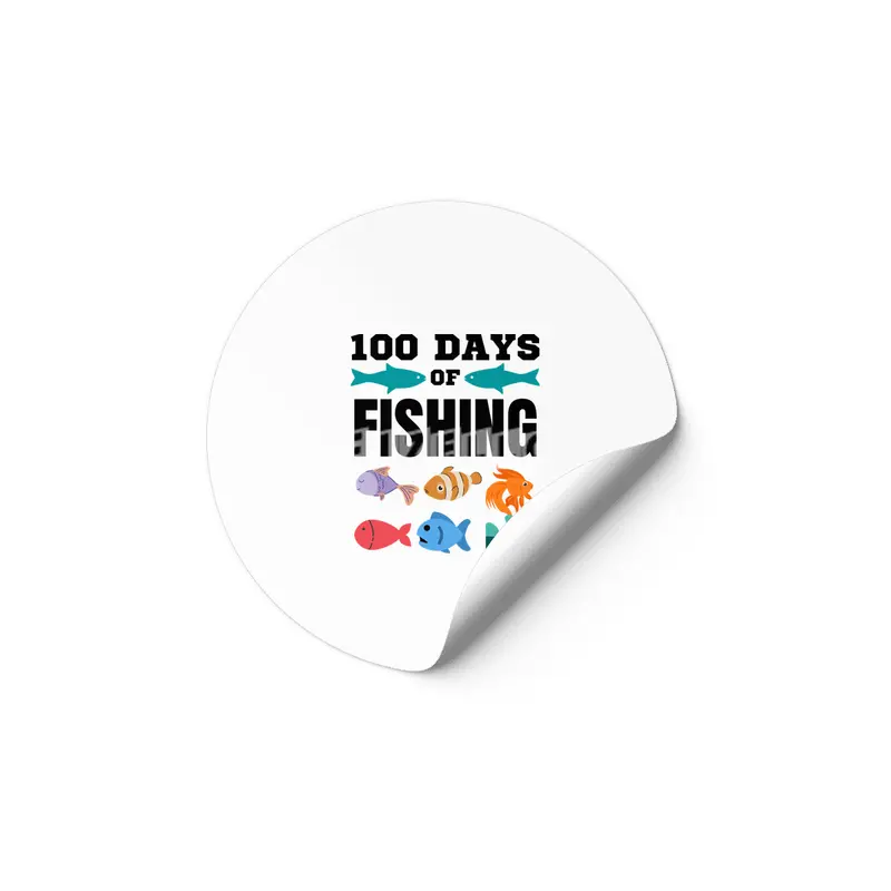 100 Days Of Fishing Etiket