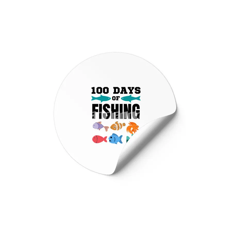 100 Days Of Fishing Etiket