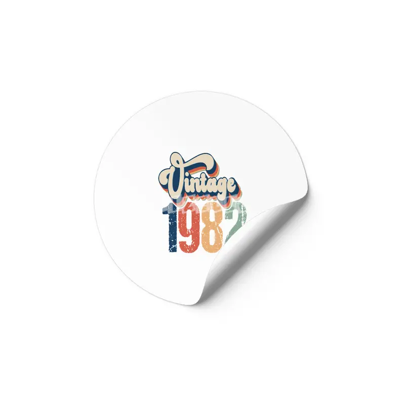 Vintage 1982 Etiket