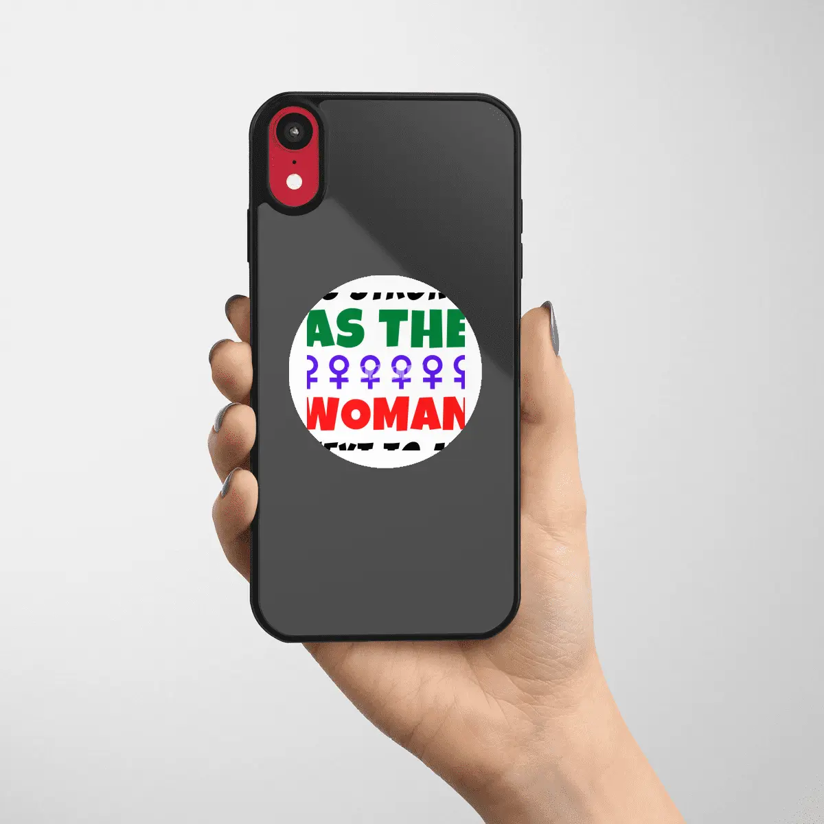As Strong As The Woman Next To Me Etiket