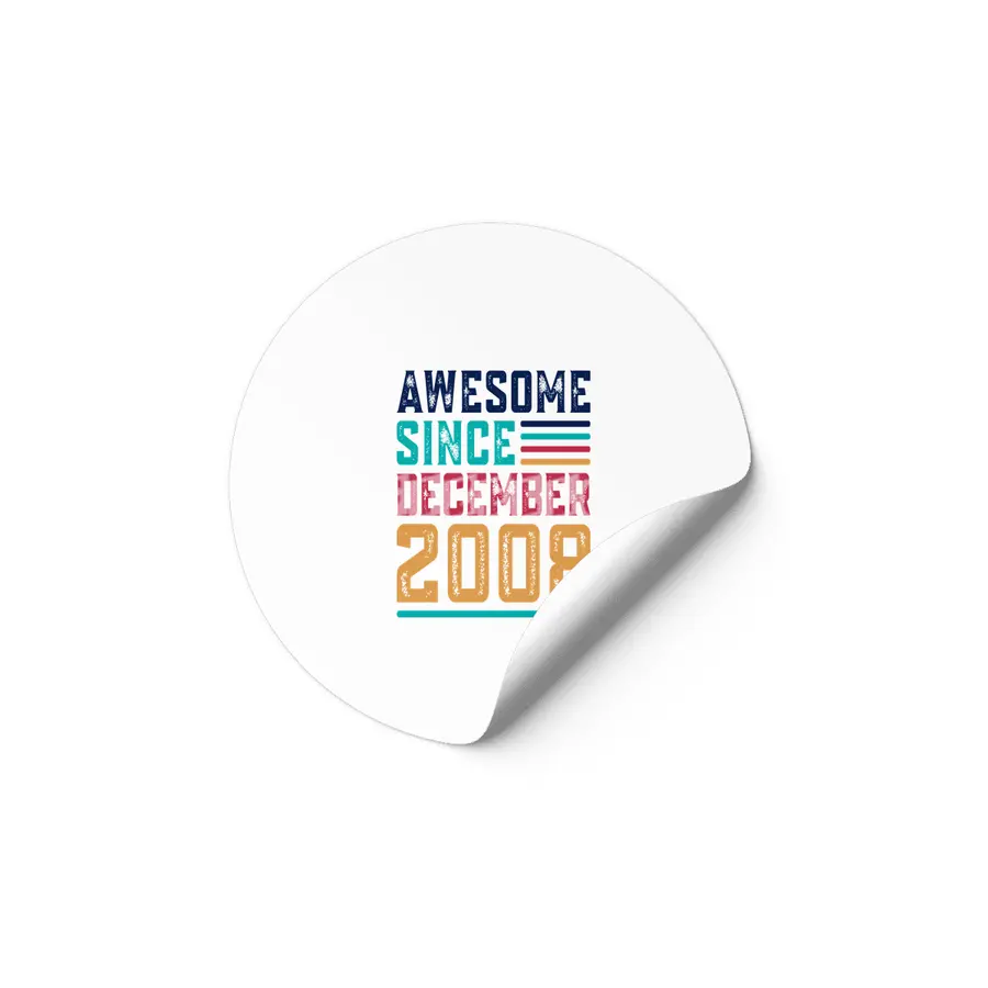 Awesome Since December 2008 Etiket