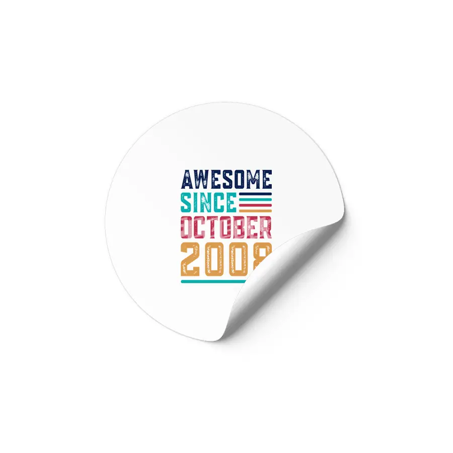 Awesome Since October 2008 Etiket