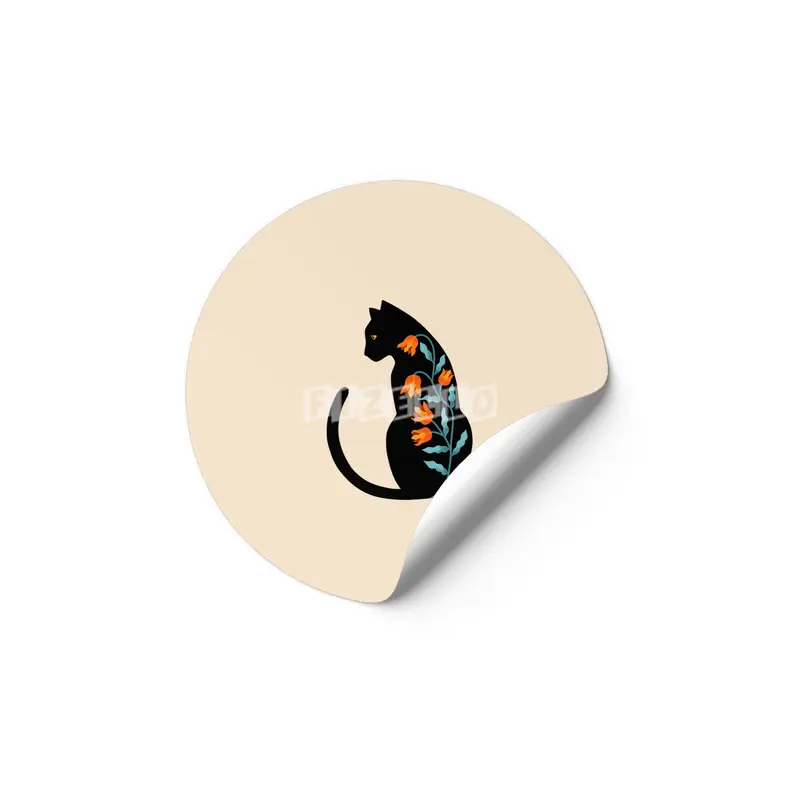 CAT FLORAL Etiket