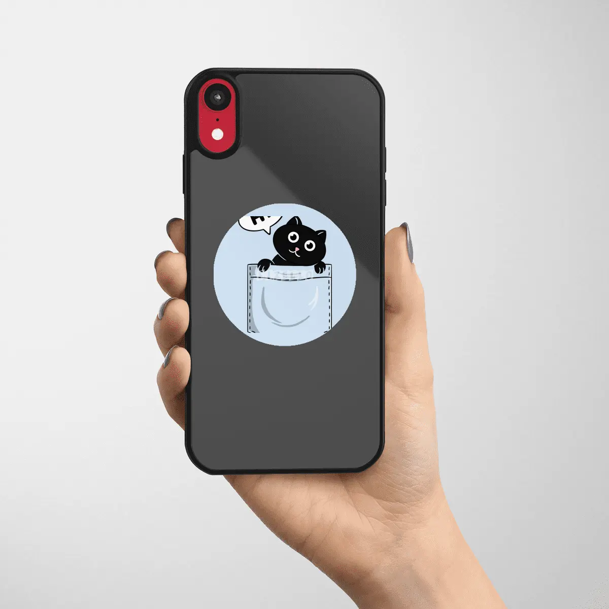 Cat pocket hi Etiket