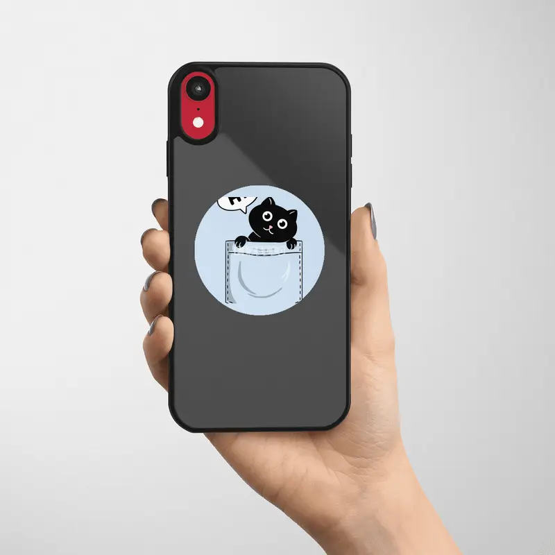 Cat pocket hi Etiket