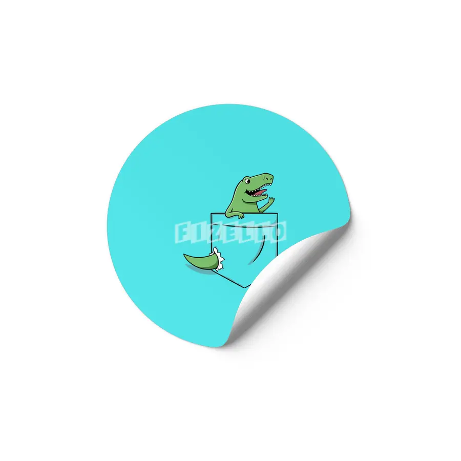 Dinosaur Pocket Etiket