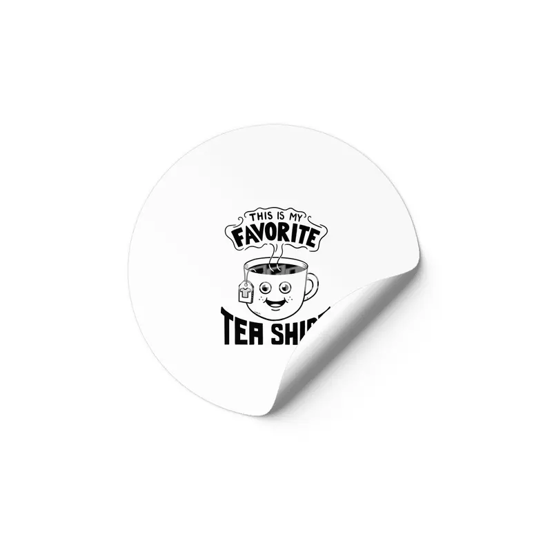 Favorite tea shirt Etiket
