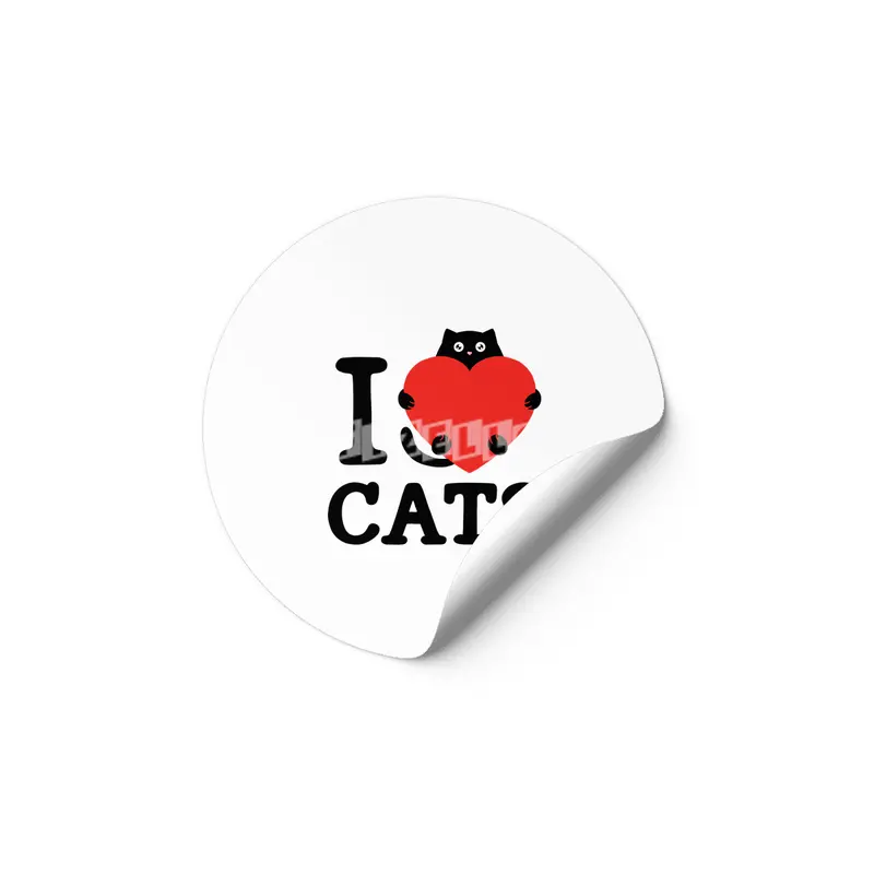 I love cats Etiket