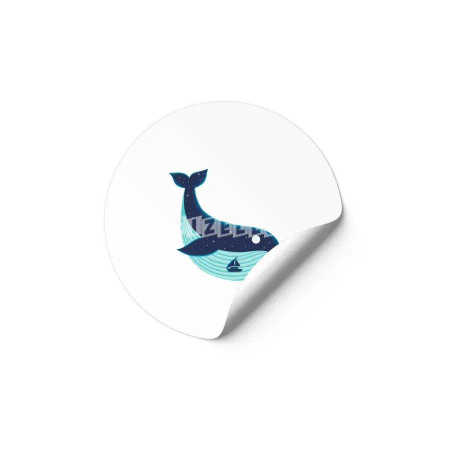 Nature Whale Etiket