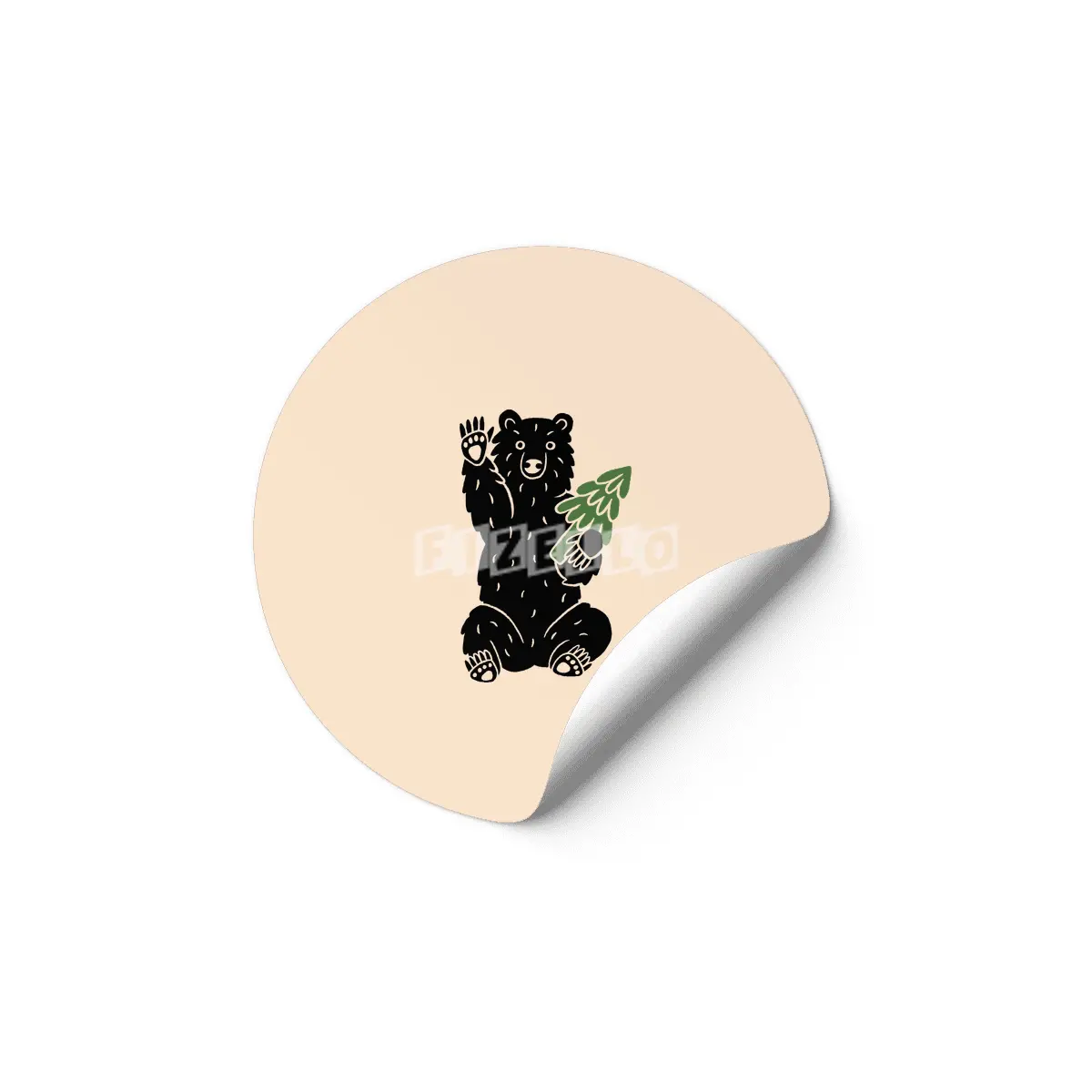 Bear in the Woods Etiket
