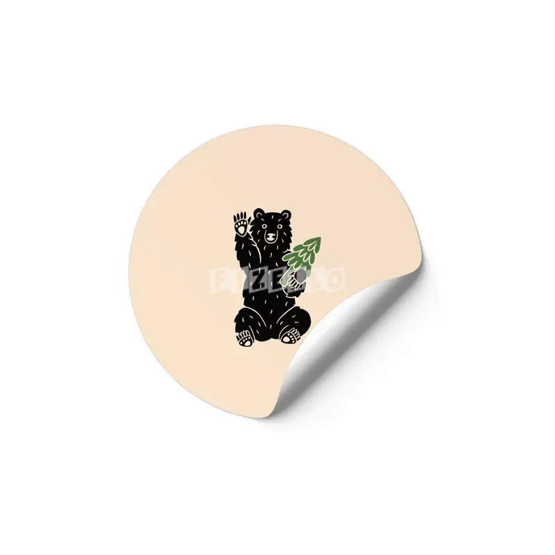 Bear in the Woods Etiket