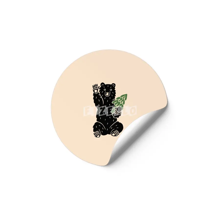 Bear in the Woods Etiket