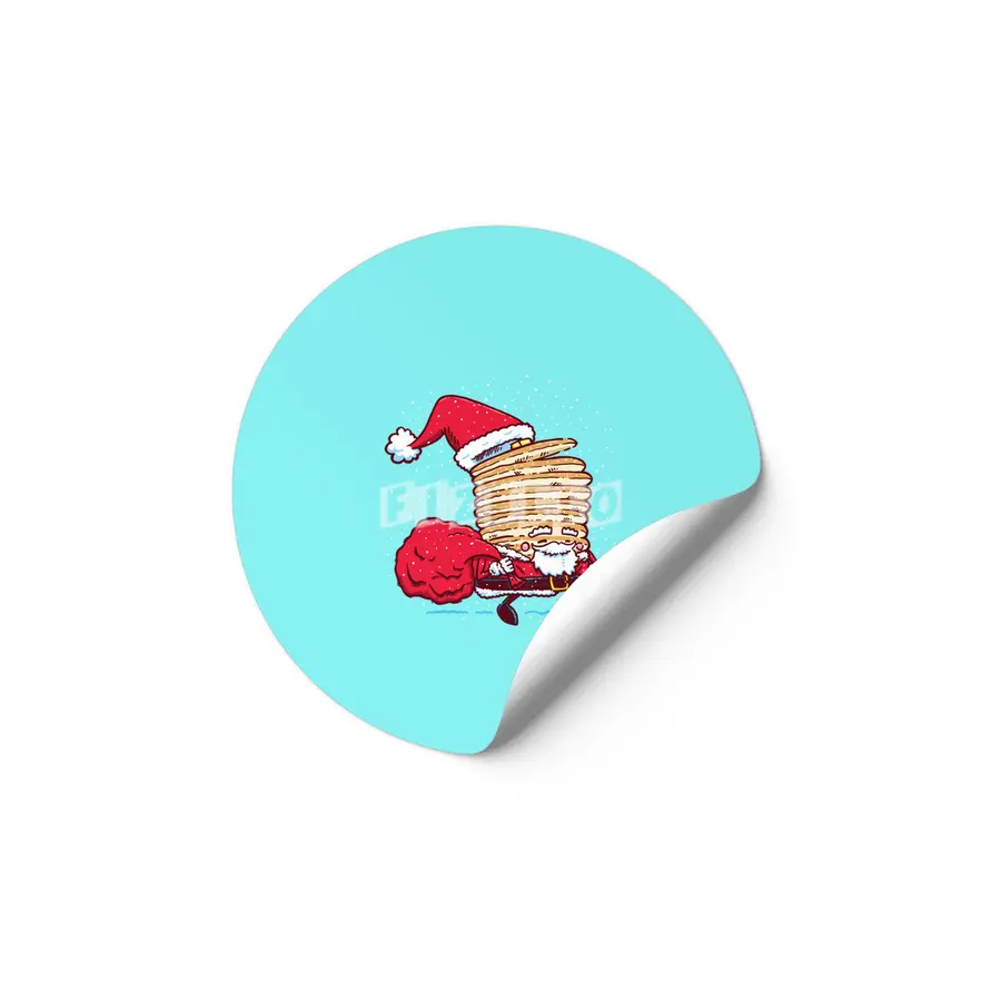 Santa Pancake Etiket