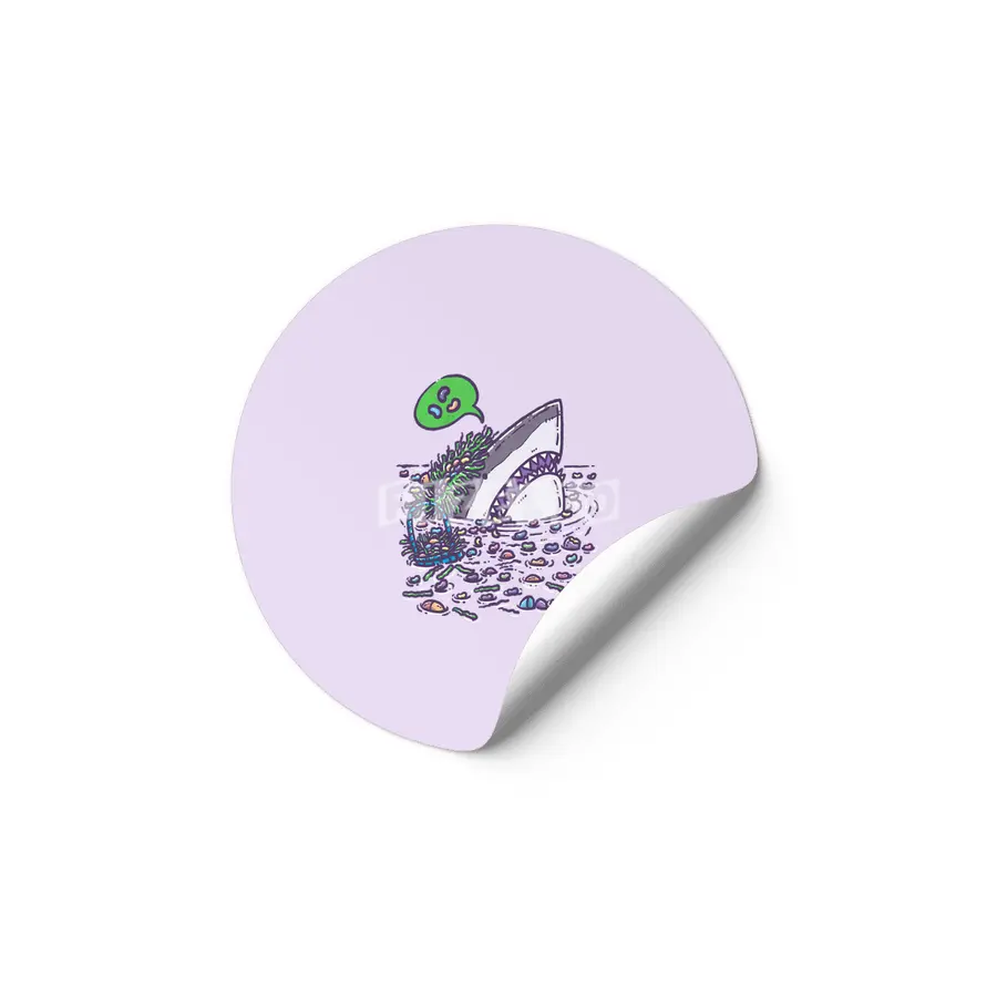The Jelly Bean Easter Shark Etiket