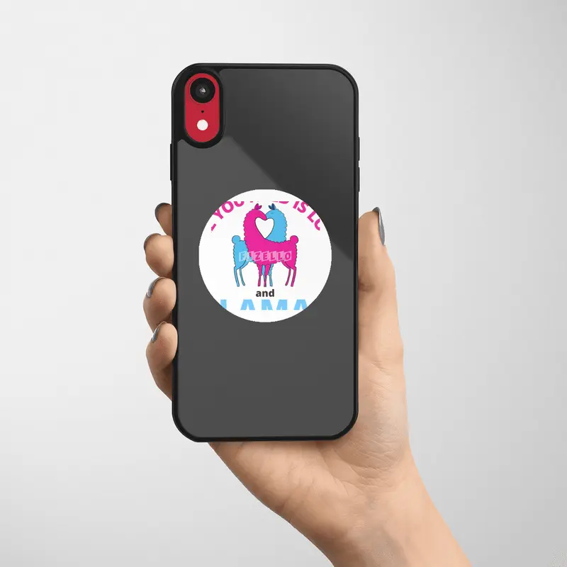 All You Need Is Love And Llamas Cute Animals Etiket
