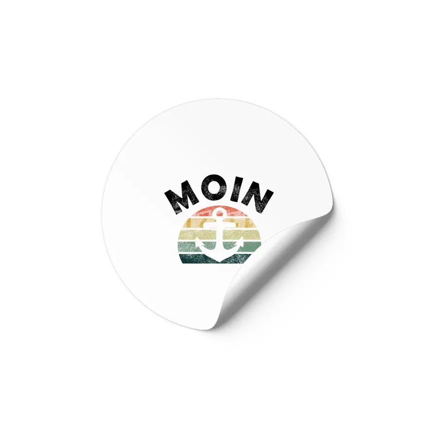 Anker Moin North Germany North Vintage Etiket