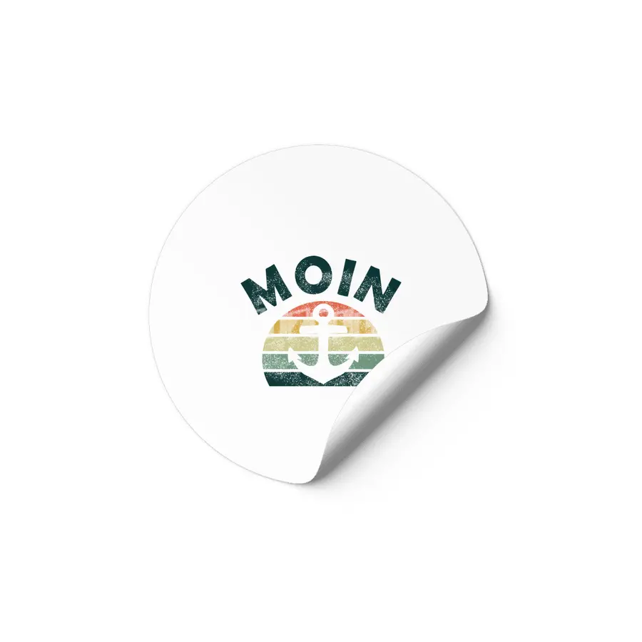 Anker Moin North Germany North Vintage Etiket