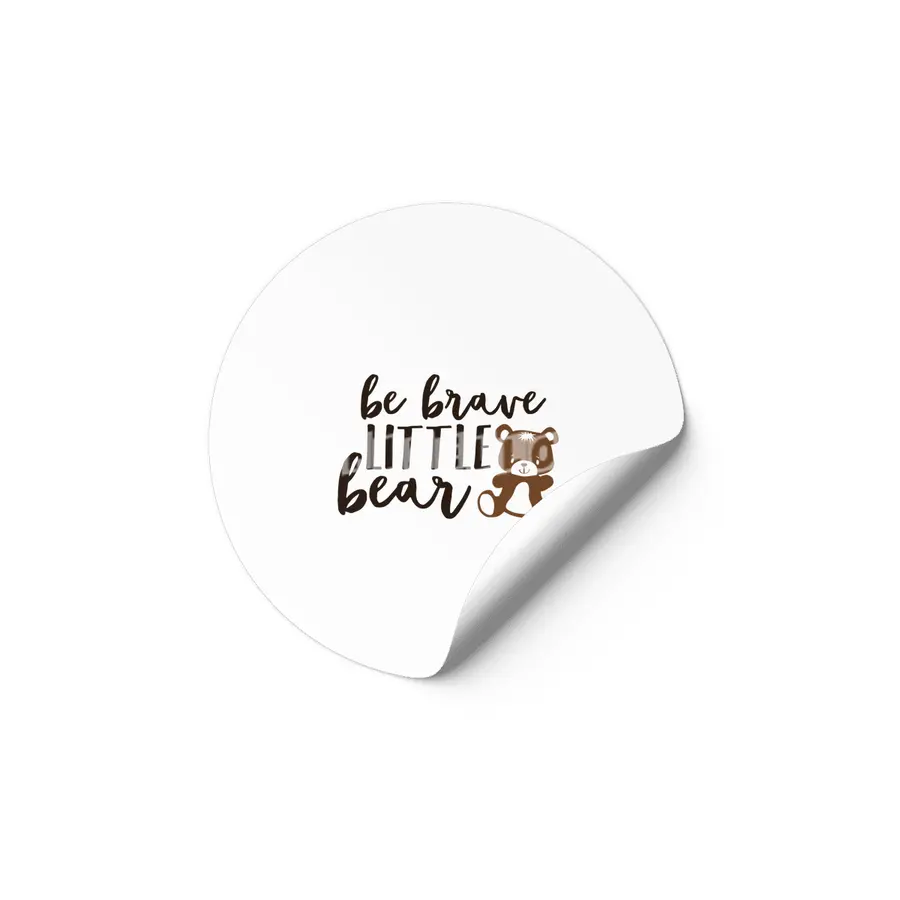 Be Good Little Bear, Cute Bear Teddy For Babies Etiket