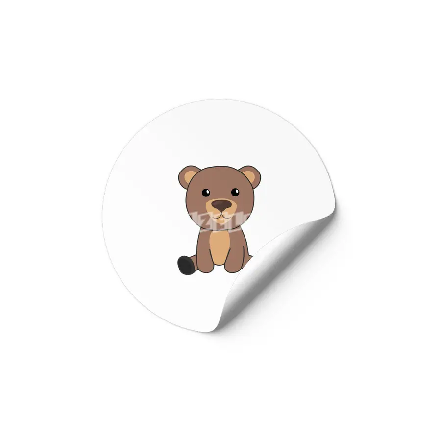 Bear Bears Cute Animals For Children Baby Bear Etiket