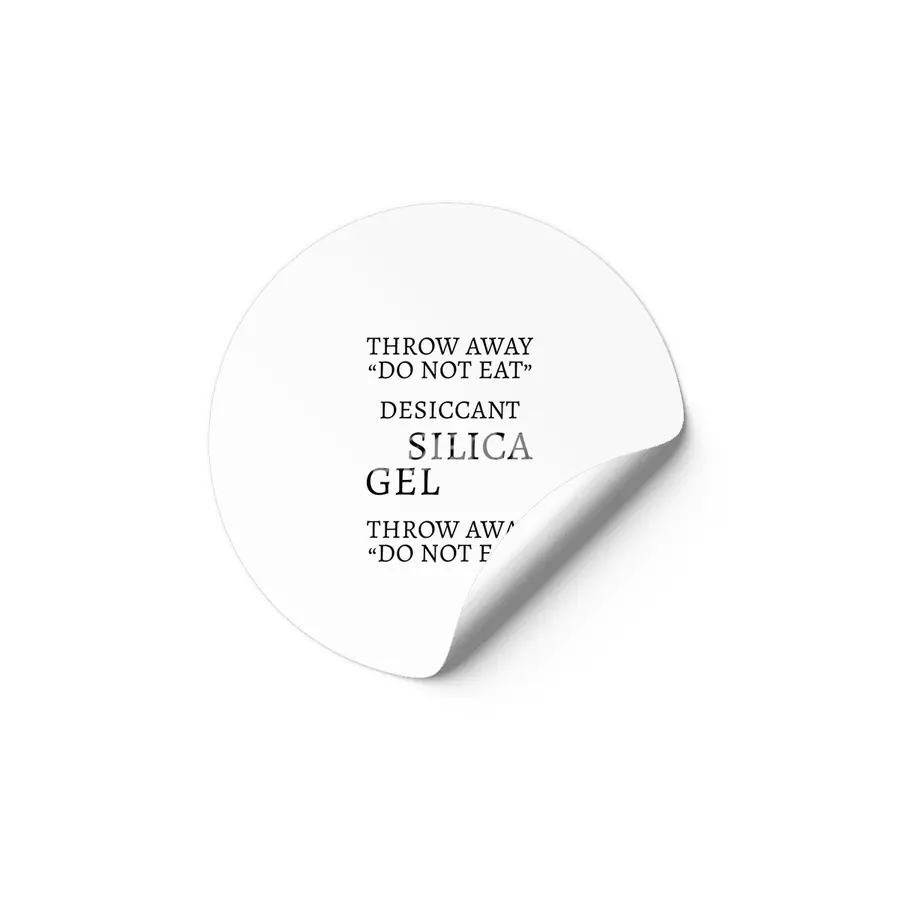 Silica Gel Etiket
