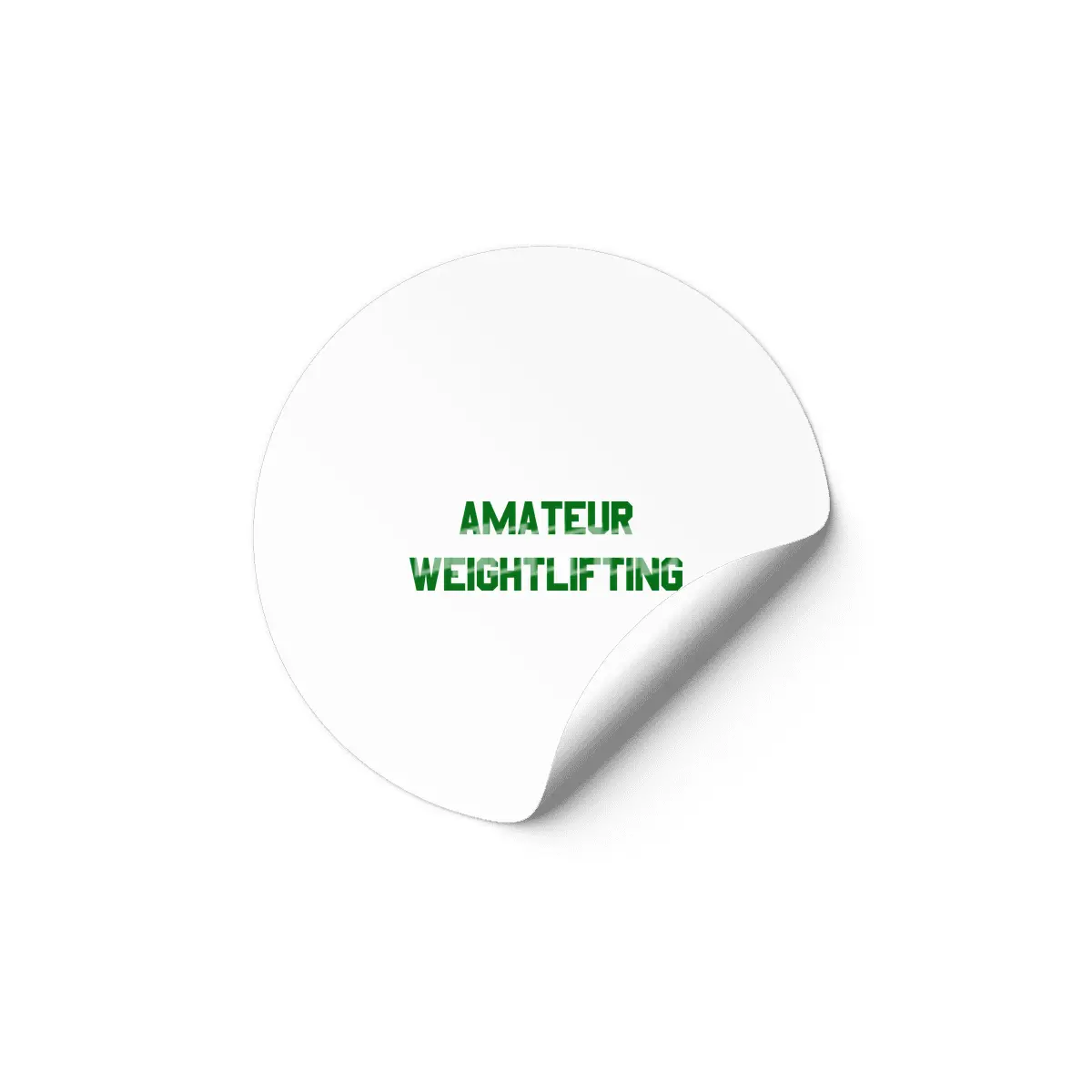 Amateur Weightlifting Etiket