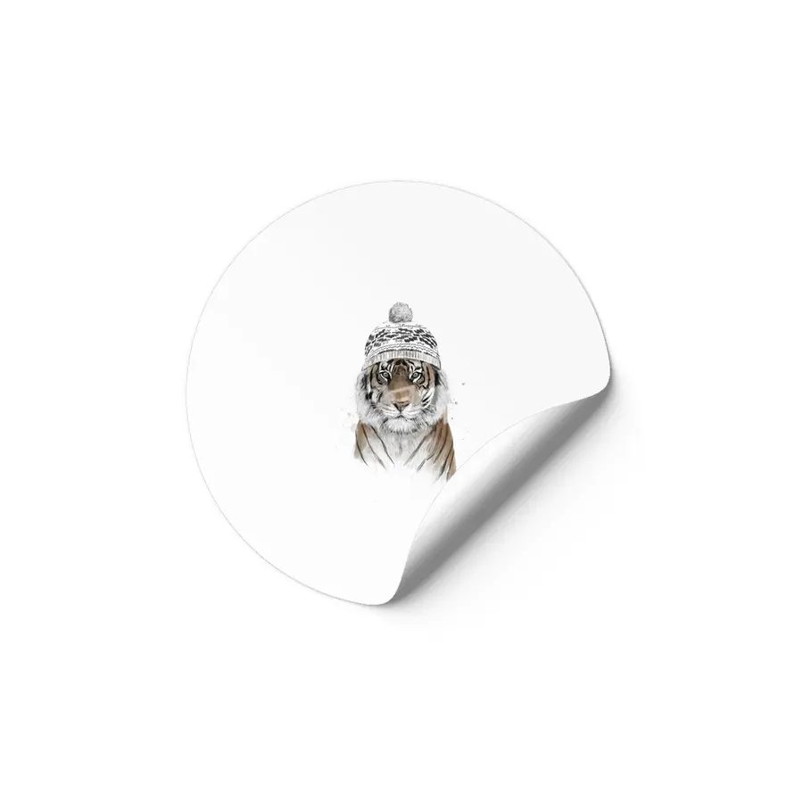 Siberian tiger Etiket