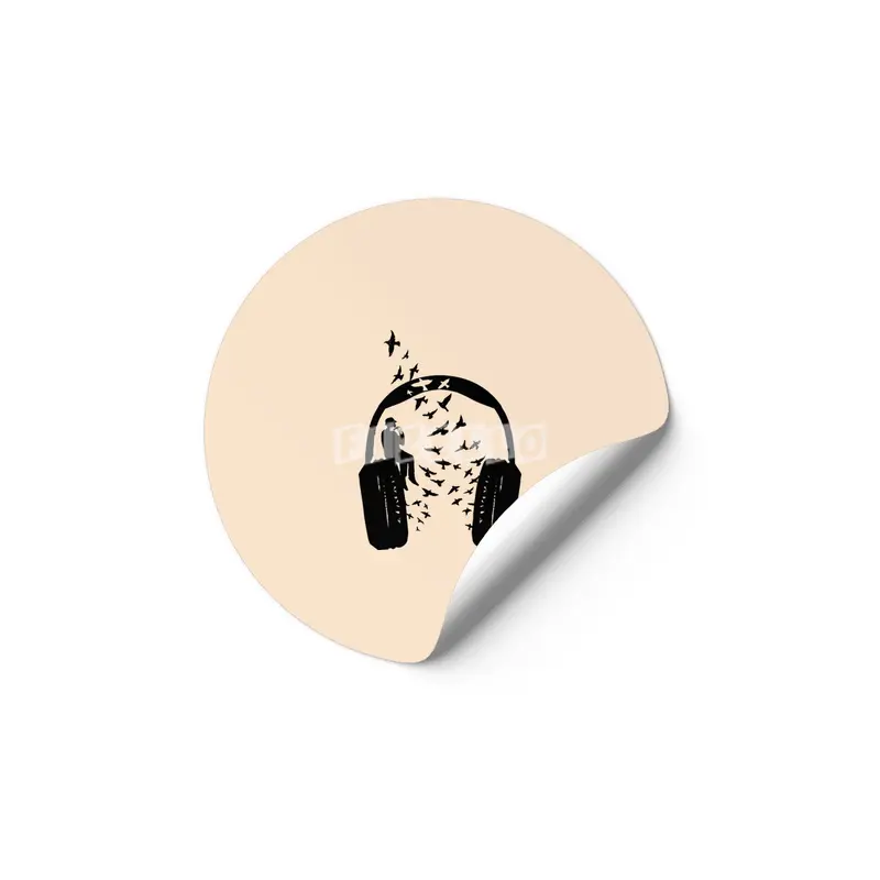 Headphone Harmonica Etiket