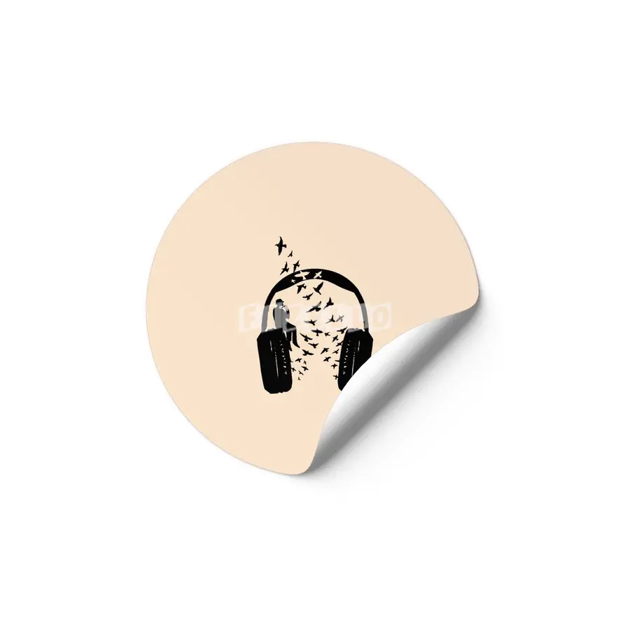 Headphone Harmonica Etiket