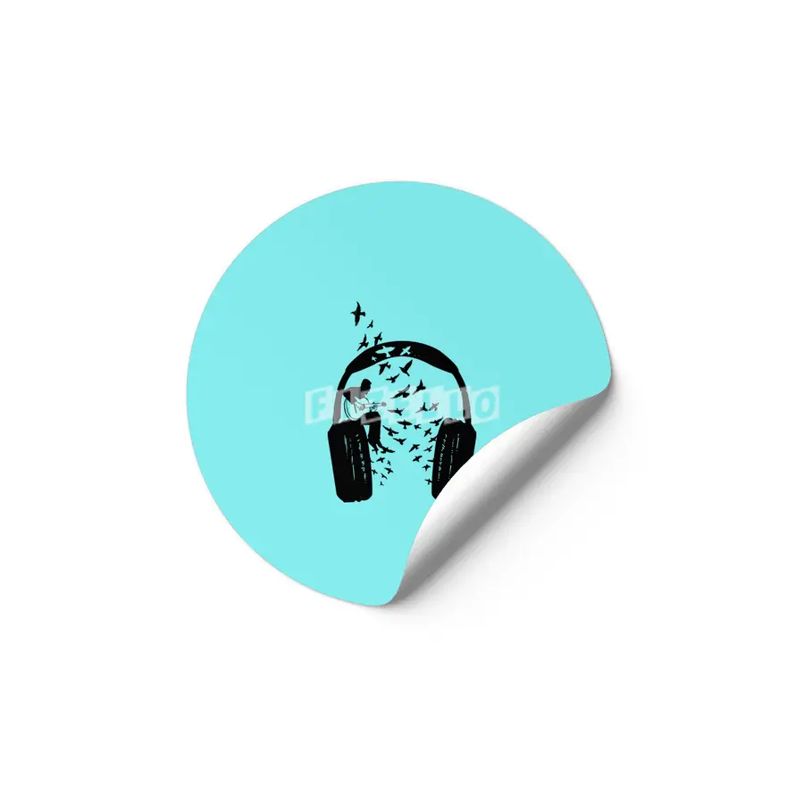 Headphone guitar Etiket