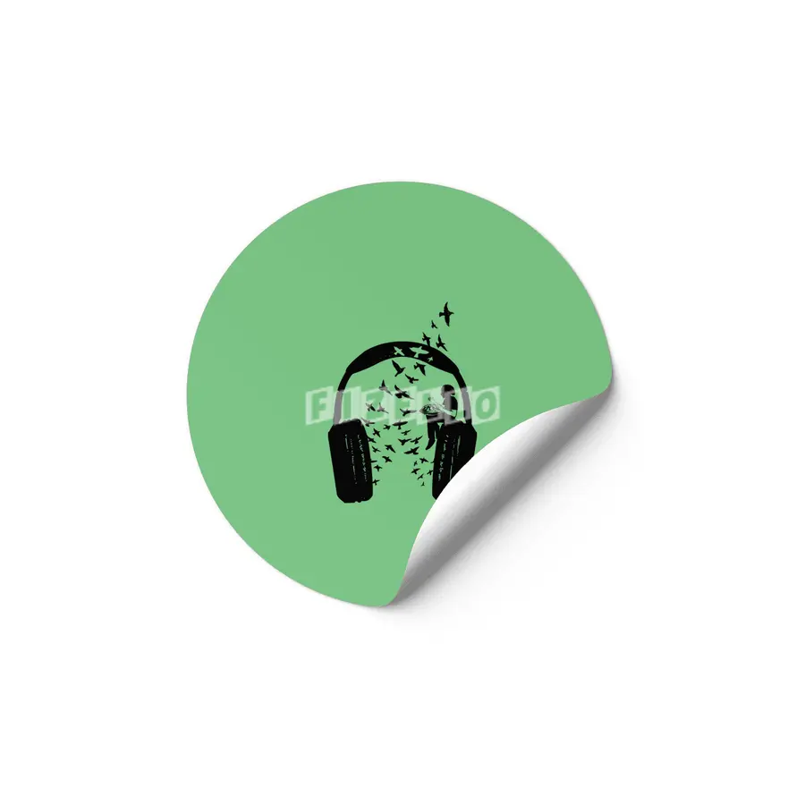 Headphone Hang Drum Etiket