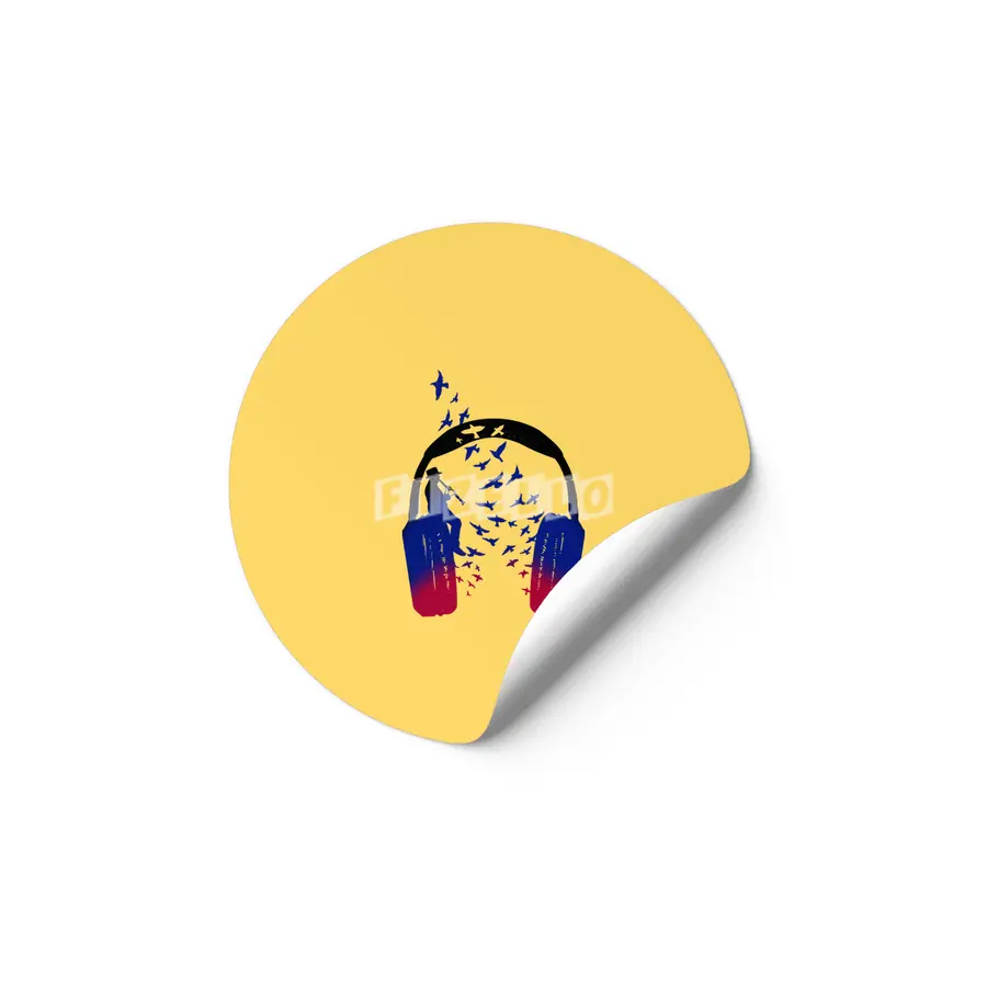 Headphone Music Clarinet Etiket