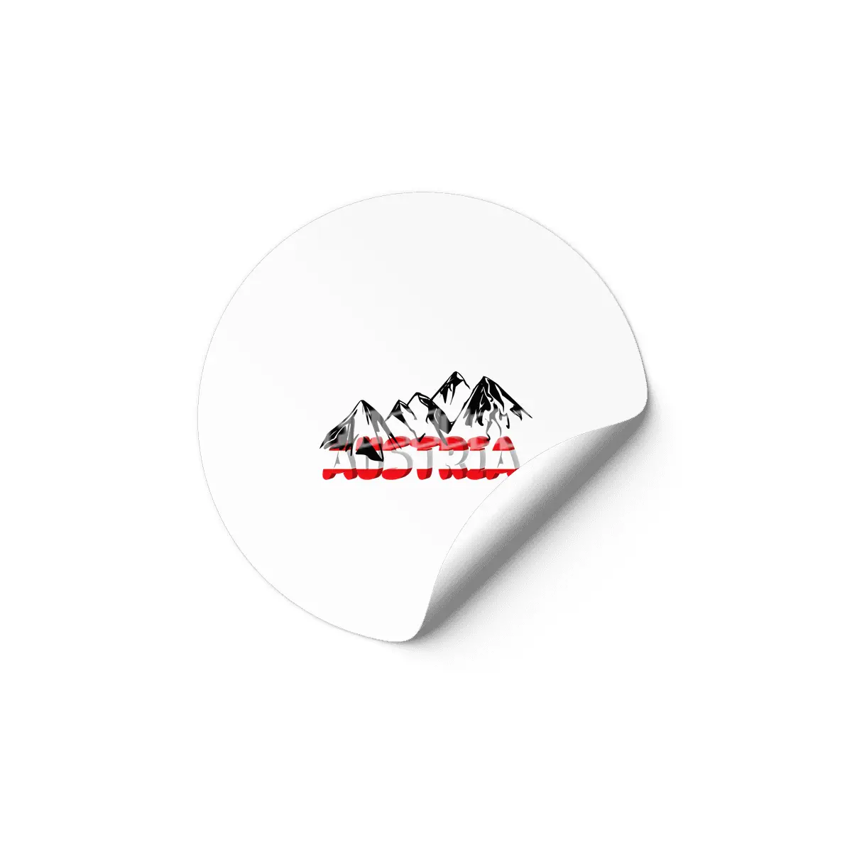 Austria Holiday Climbing Alps Mountains Gift Etiket