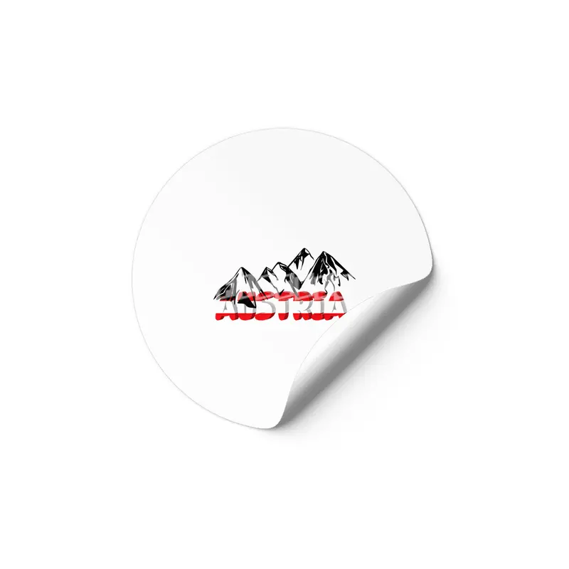 Austria Holiday Climbing Alps Mountains Gift Etiket