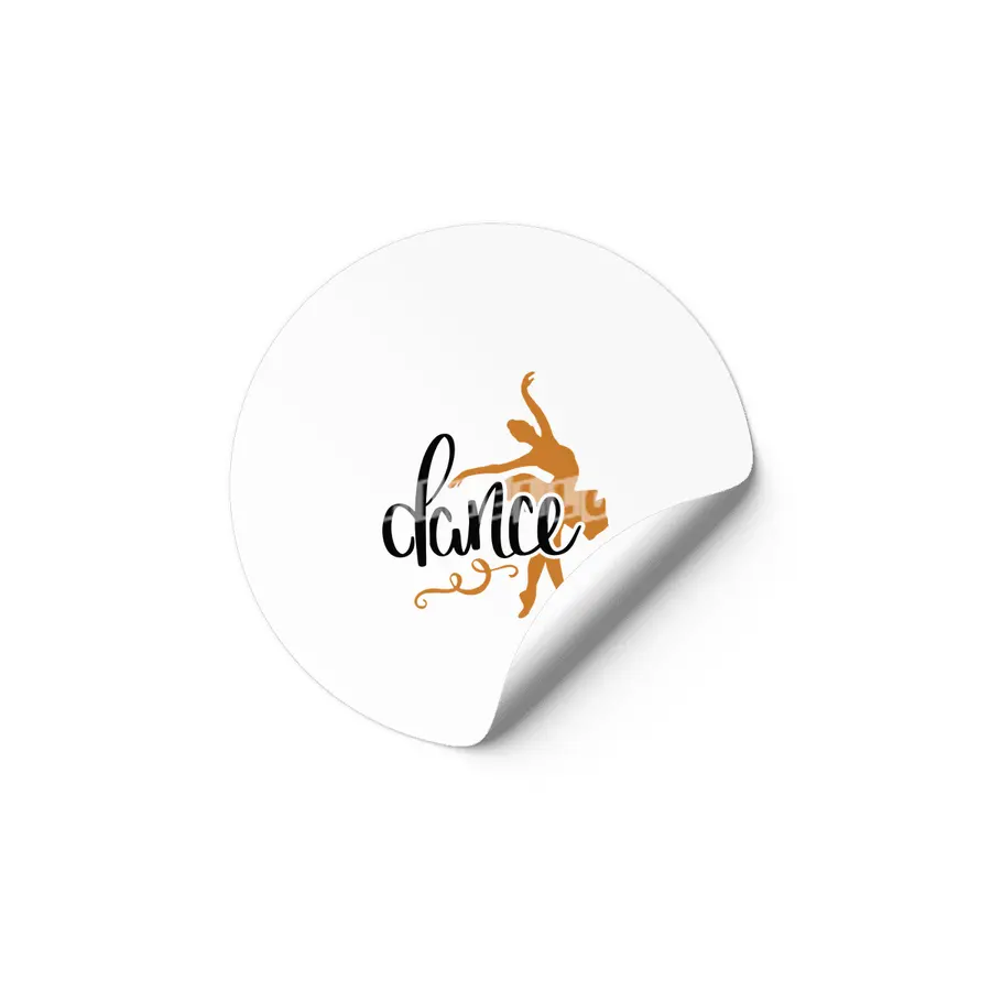 Ballet Dance Dancer Dancer Ballerina Gift Etiket
