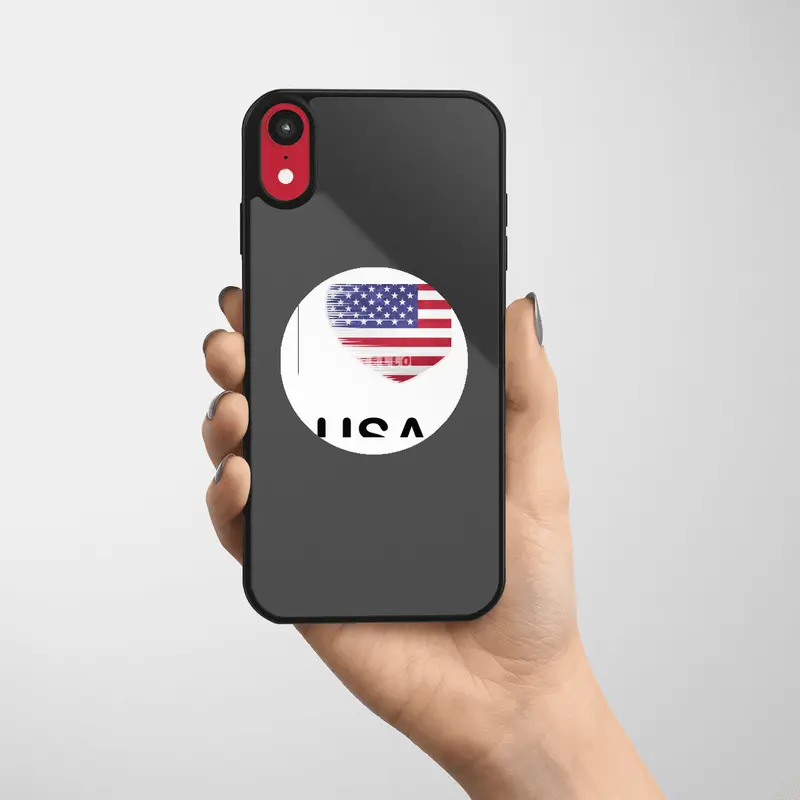 I Love America USA, My Home, My Country Etiket