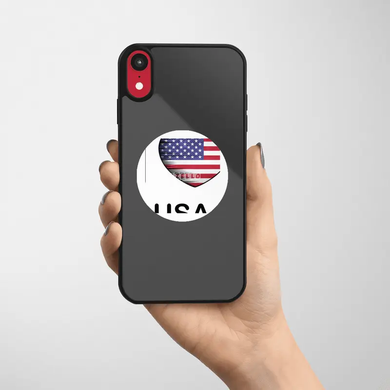 I Love America USA, My Home, My Country Etiket