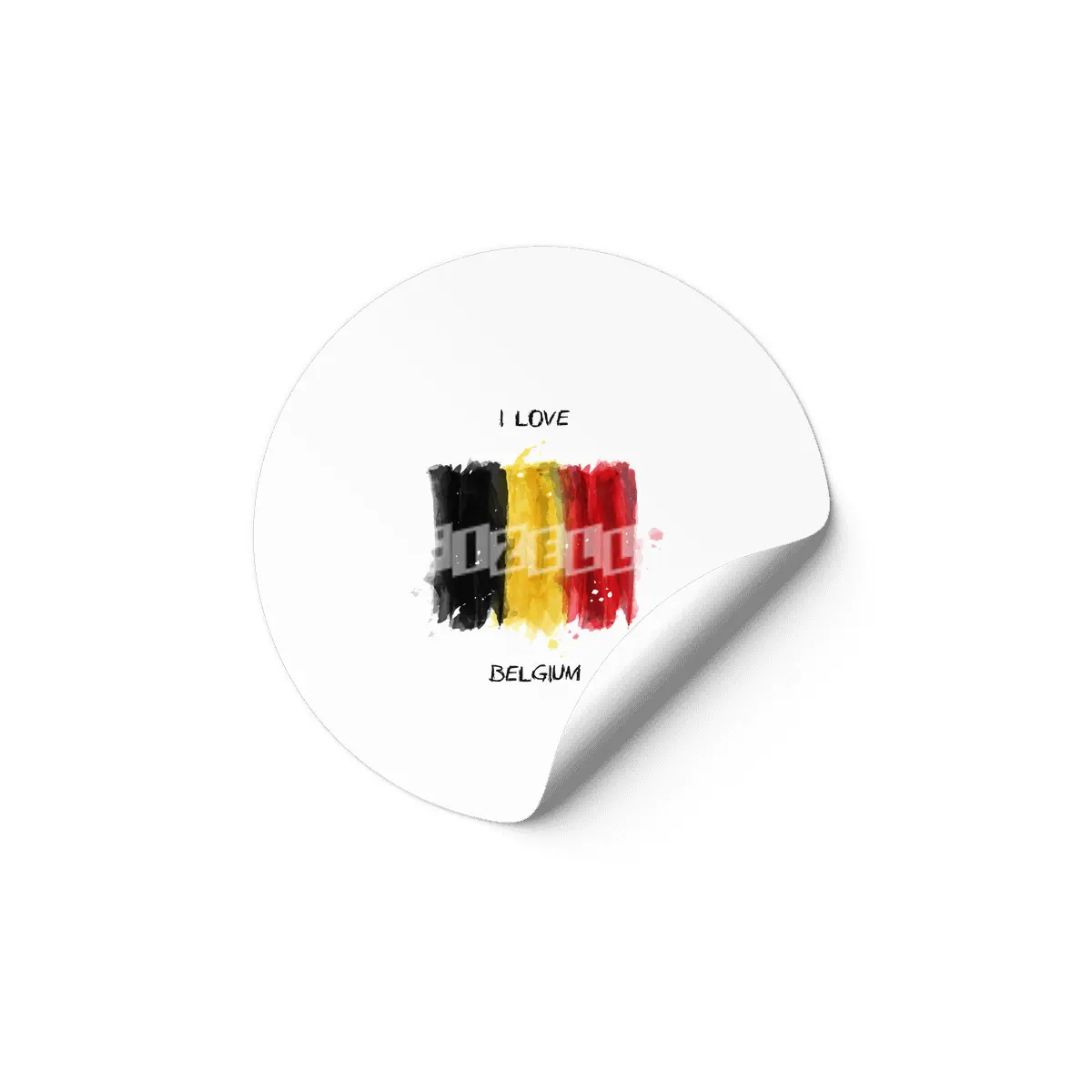 I Love Belgium, My Home, My Country Etiket