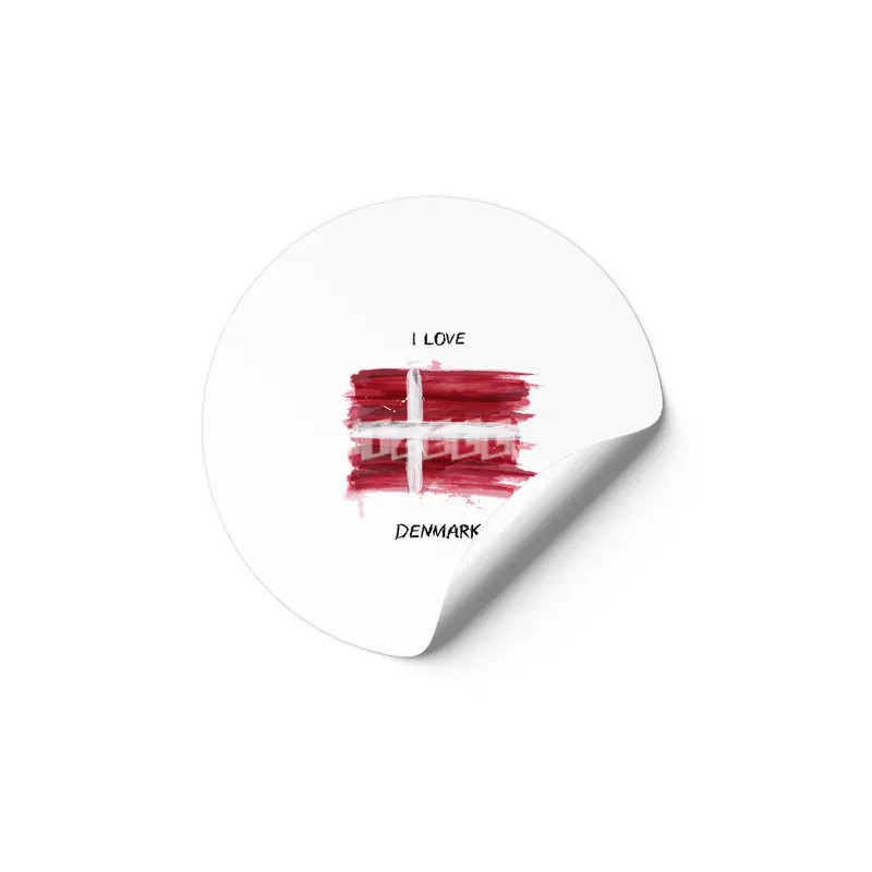 I Love Denmark, My Home, My Country Etiket