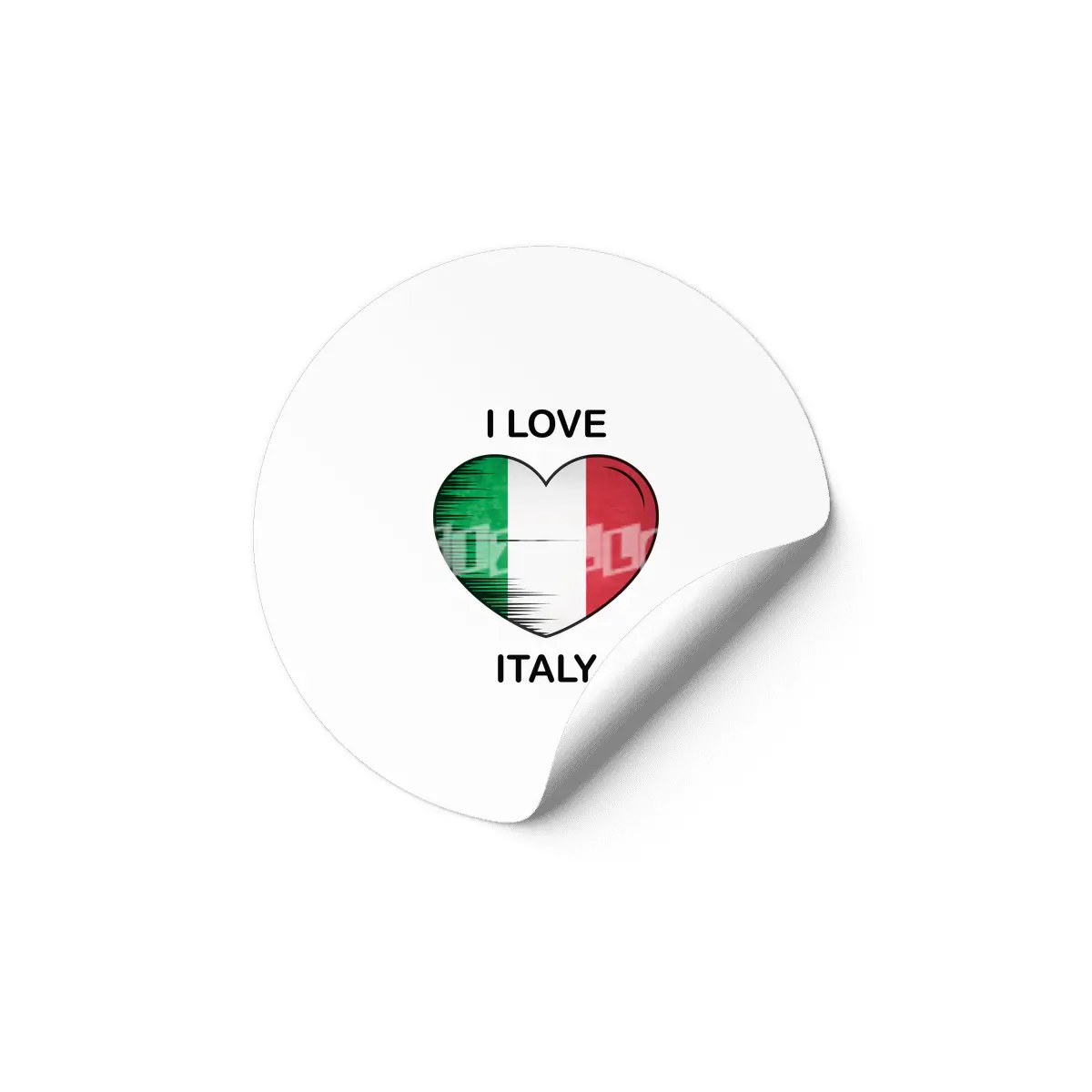 I Love Italy, My Home, My Country Etiket