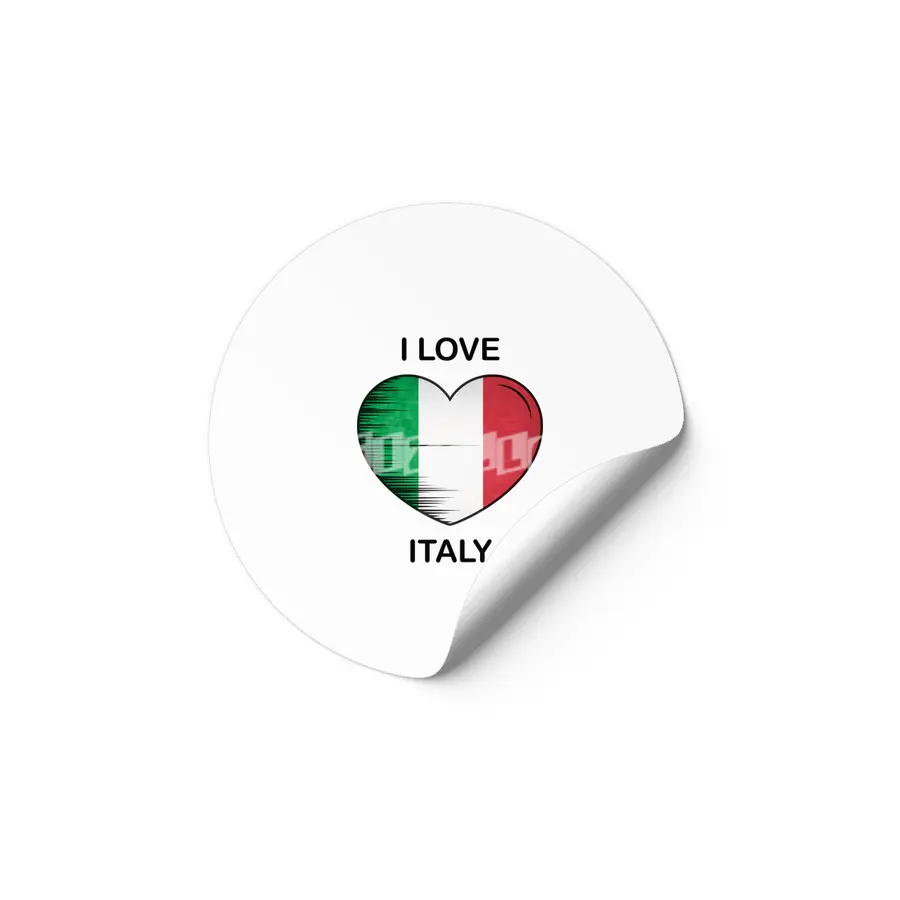 I Love Italy, My Home, My Country Etiket