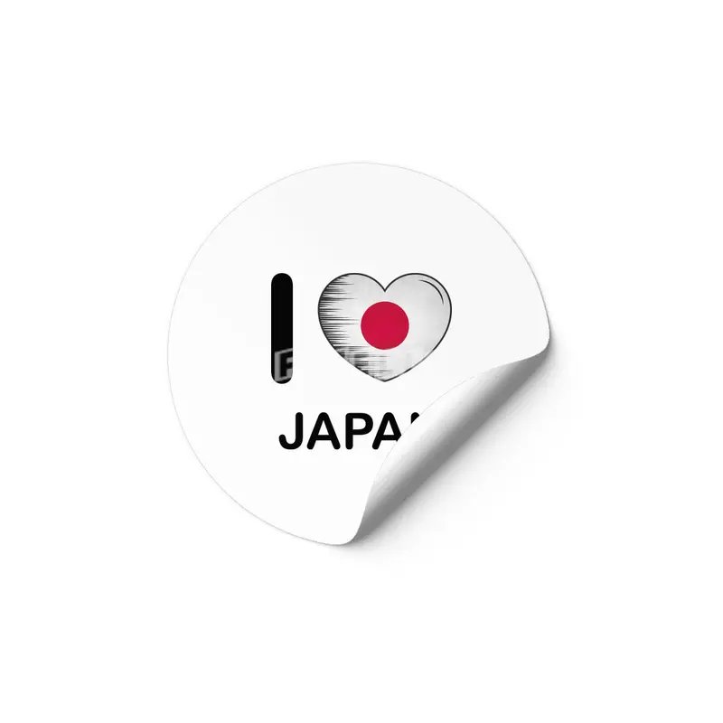 I Love Japan, My Home, My Country Etiket