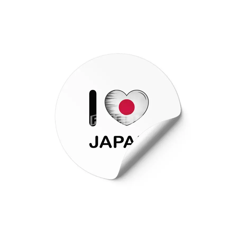 I Love Japan, My Home, My Country Etiket