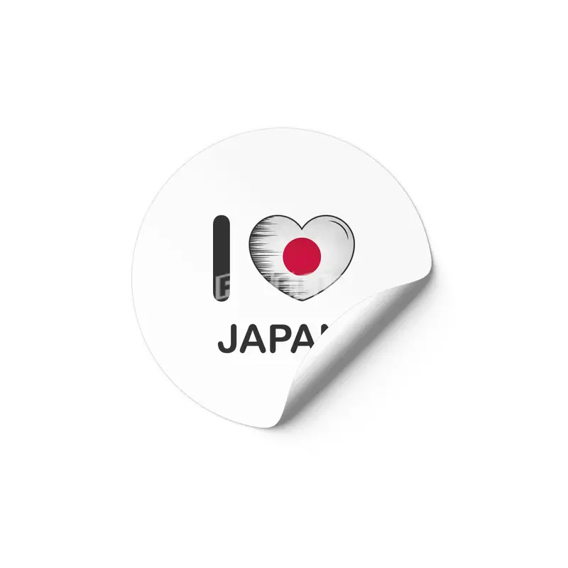 I Love Japan, My Home, My Country Etiket