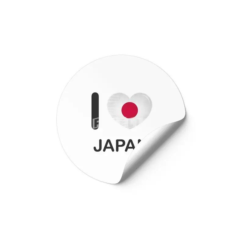 I Love Japan, My Home, My Country Etiket
