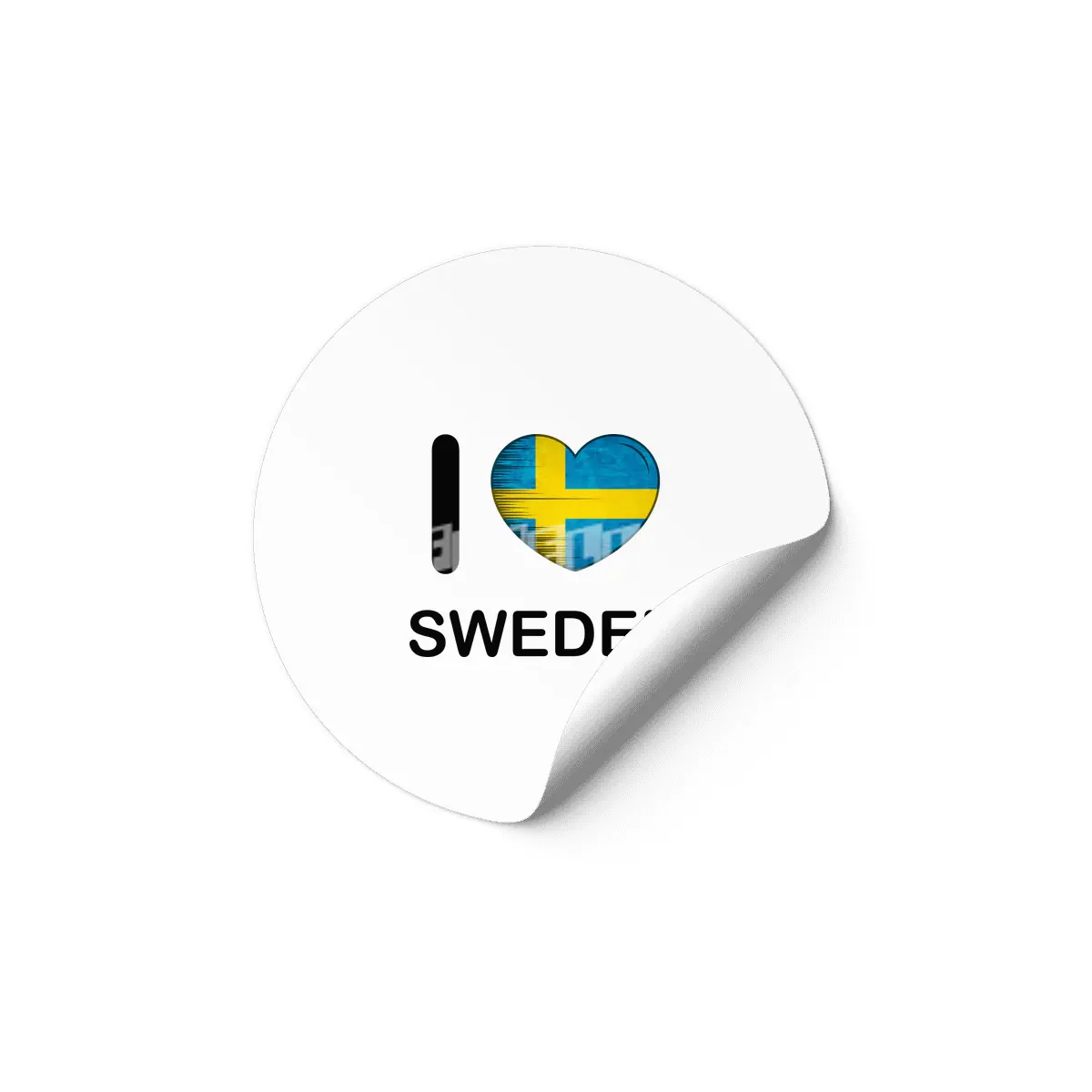 I Love Sweden, My Home, My Country, my Heart Etiket