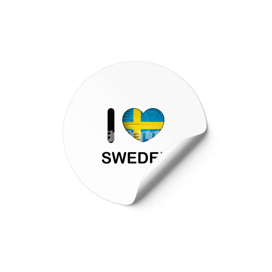 I Love Sweden, My Home, My Country, my Heart Etiket